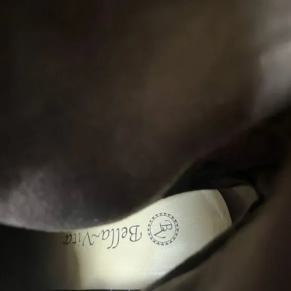 Bella Vita Heeled Boots Brown Size 6 Extra Wide - Picture 7 of 9